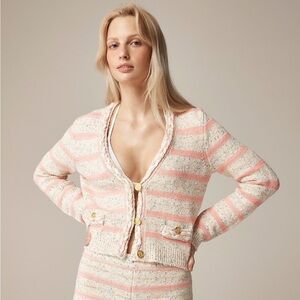 J.Crew Space Dyed Sweater Lady Jacket